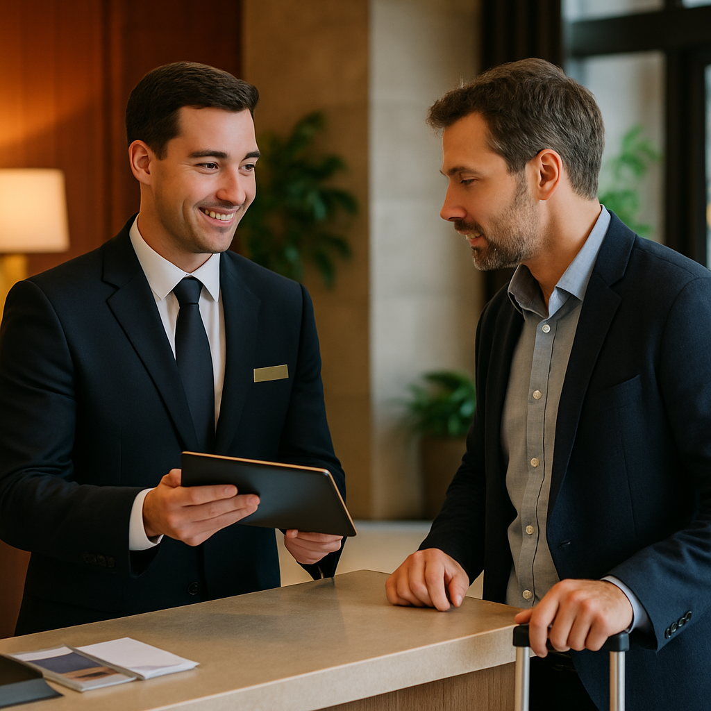 Mercure Bielefeld Johannisberg: Kompetenter Concierge-Service